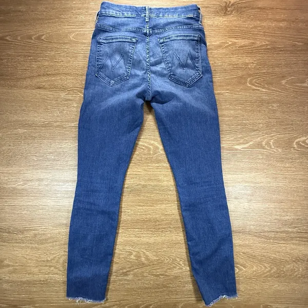 Mother Women's High Waisted Looker Ankle Fray Jeans 26 Lure Me In Skinny - Image 13