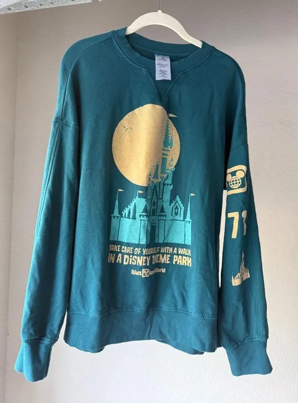 Walt Disney World Pullover Sweatshirt Take Care Of Yourself Take a Walk - Image 2