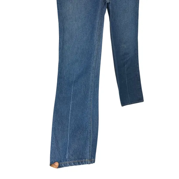 Reformation Cynthia Button Fly High‎ Rise Straight Jeans Zenia Wash Size 23 - Image 8