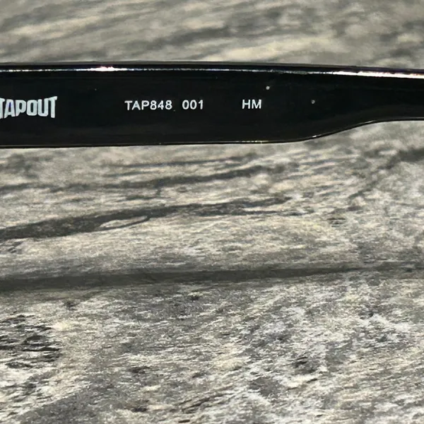 Tapout Black Rectangular Eyeglasses frames and hard case only Unisex - Image 10