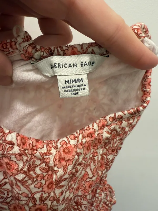 American Eagle Floral Romper - Image 2