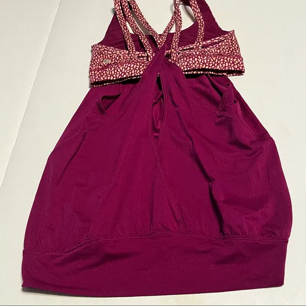 Lululemon‎ Athletica Nouveau Limits Tank Top Womens Size 4 Regal Plum Athletic - Image 7