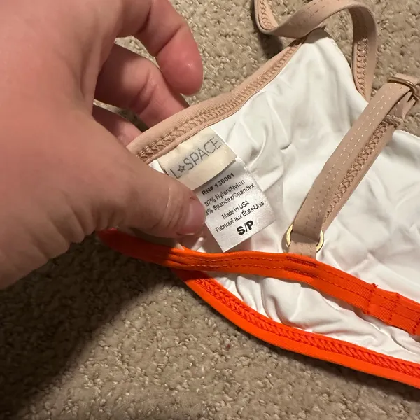 NWOT L*Space Gemma ribbed bikini top - Image 4