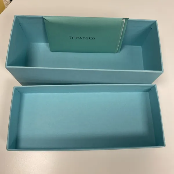 Tiffany & Co Eyeglass Frame TF2034 8055 Black + Tiffany Blue Italy Case & Box‎ - Image 6