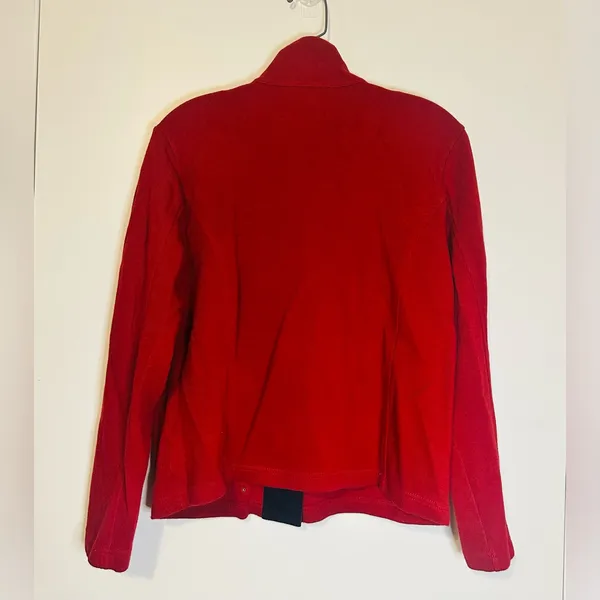 Lauren Ralph Lauren Women's Size M Metal Clasp Lightweight Cardigan Sweater Coat - Image 2