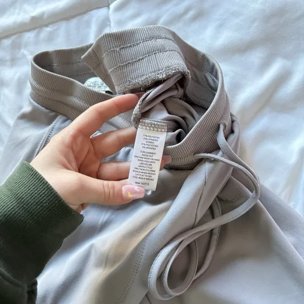 RACHEL ZOE‎ Womens Size XS Relaxed Fit Mid Rise Stretch Jogges Pants Gray Sweats - Image 8