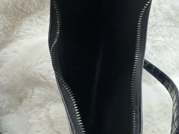 SHEIN Black Snakeskin Mini Purse - Image 3