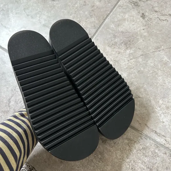 Platform buckle sandals Black Size 9 - Image 3
