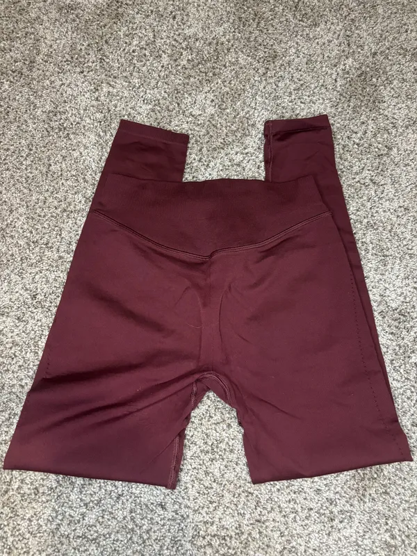 Red Seamless Gymshark Leggings - Image 5