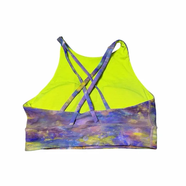 Lululemon Energy High-Neck Longline Tough Bra Altered Nature Multi - Image 2