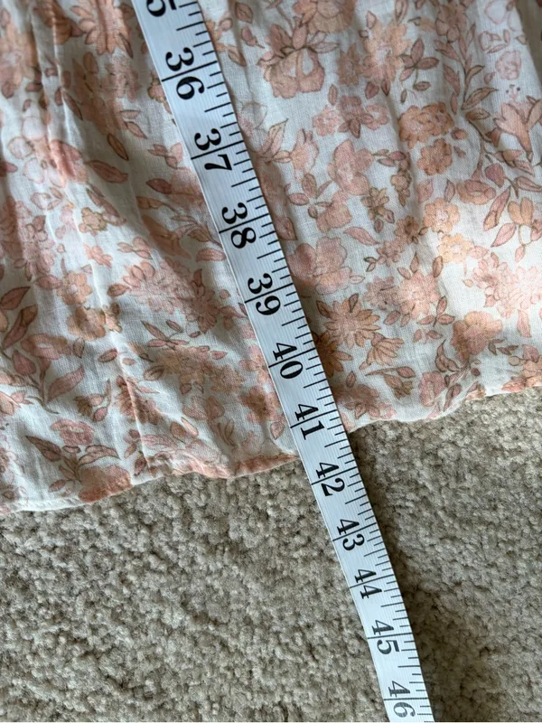 Loveshackfancy bohemian fairy girly Tove Sleeveless Floral Midi Dress size 10 - Image 16