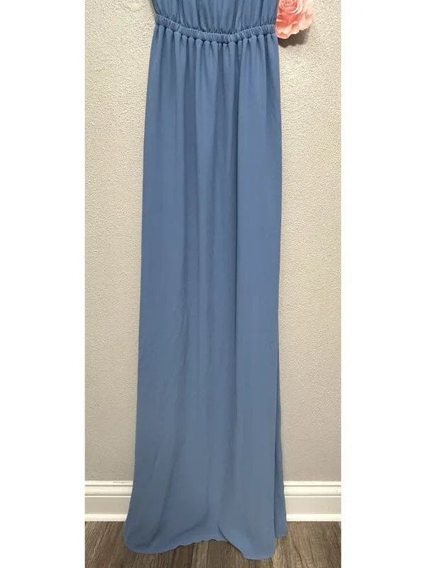 Show Me Your Mumu Kendall Maxi Dress XS Slate Blue Bridesmaid Wedding Formal NWT - Image 14