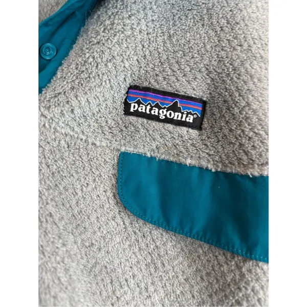 Patagonia Women's Re-Tool Snap-T® Pullover Style 25442 Size XL Grey Blue - Image 6