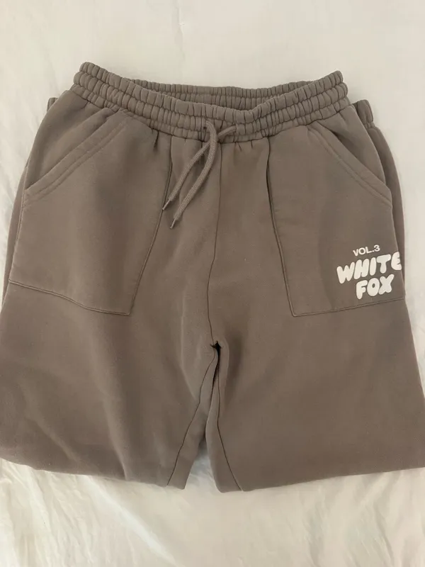 White Fox Boutique Grey Sweat Set - Image 6