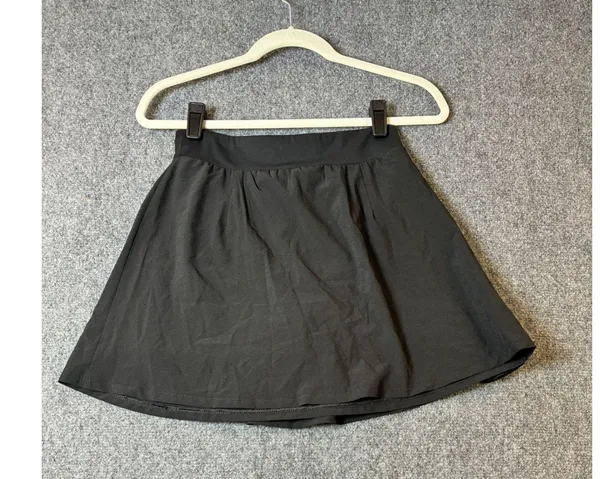 J.Crew Women's Pleated Active Skort Skirt Black‎ Athletic Sports Casual Size XS - Image 2