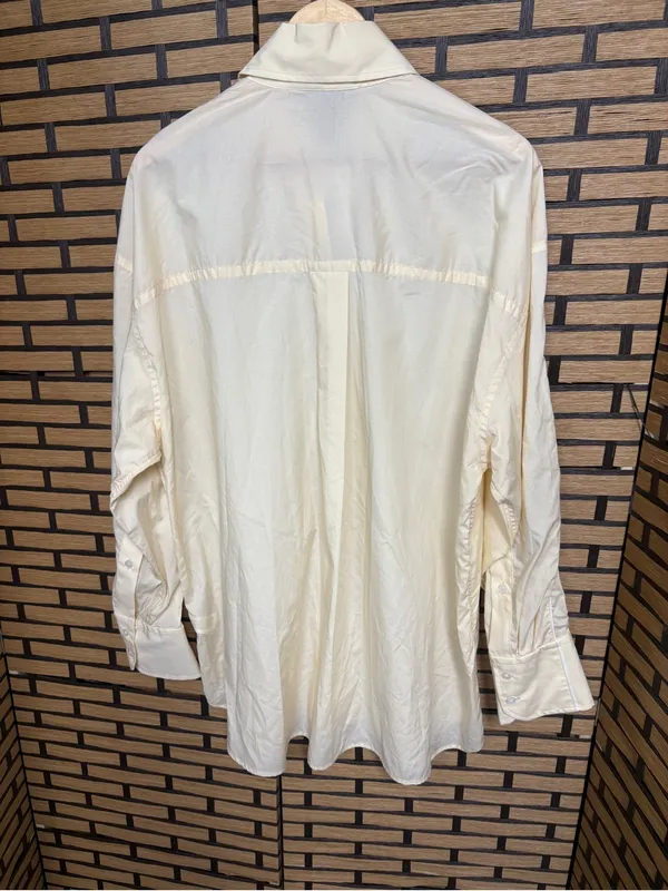 Zara yellow oversized button down shirt size medium - Image 2