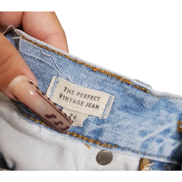 Madewell The Perfect Vintage Jean in Fiore‎ Wash Size: 26 - Image 6