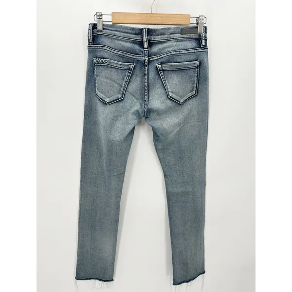 BlankNYC‎ Light Wash Mid Rise Bootcut Flare Denim Jeans Stretch Women Size 25 - Image 2