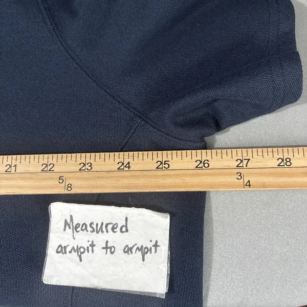 Carhartt Polo Shirt Womens Plus Size 2X Navy Blue Relaxed Fit Preppy Tech Casual - Image 7