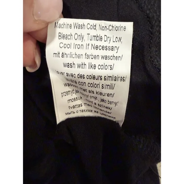 Venus Black strappy back maxi dress Rayon Blend distinctive open back Size Small - Image 7