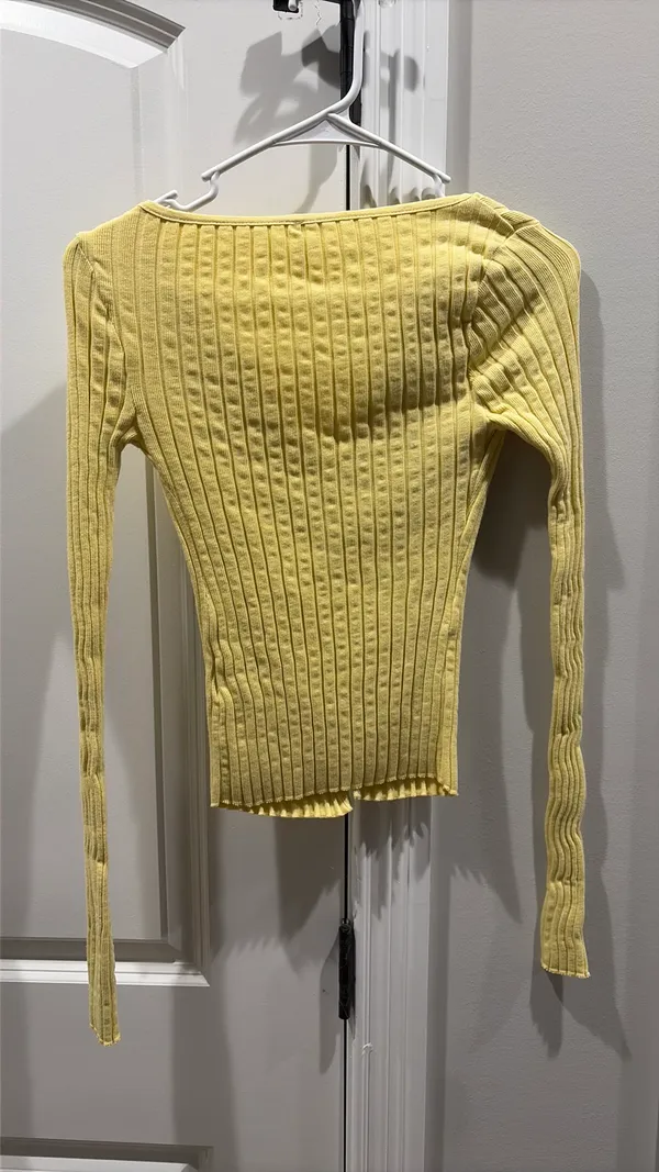 Free People Yellow Blouse - Image 4