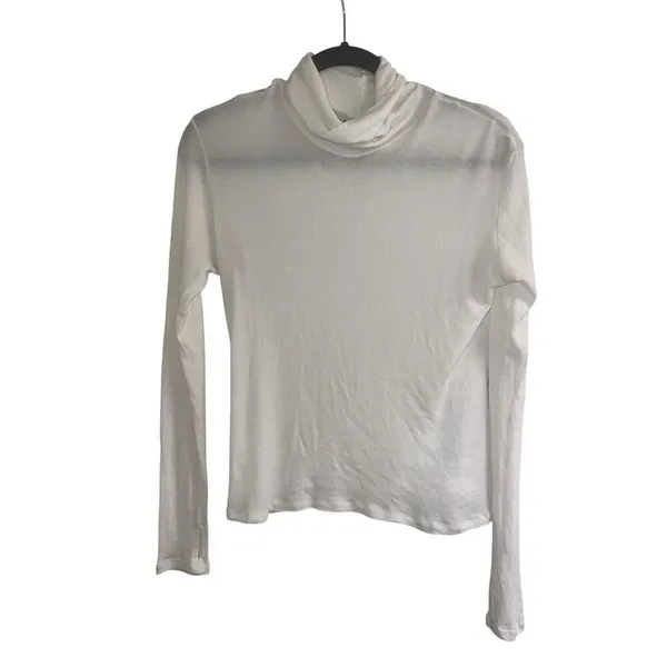 ✨Just Female Millie Is Rollneck Cream Turtleneck Sz Large Top✨ - Image 5