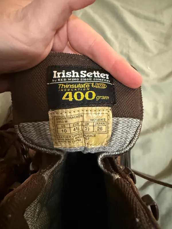 Irish setter red wing boots women’s 10 - Image 3