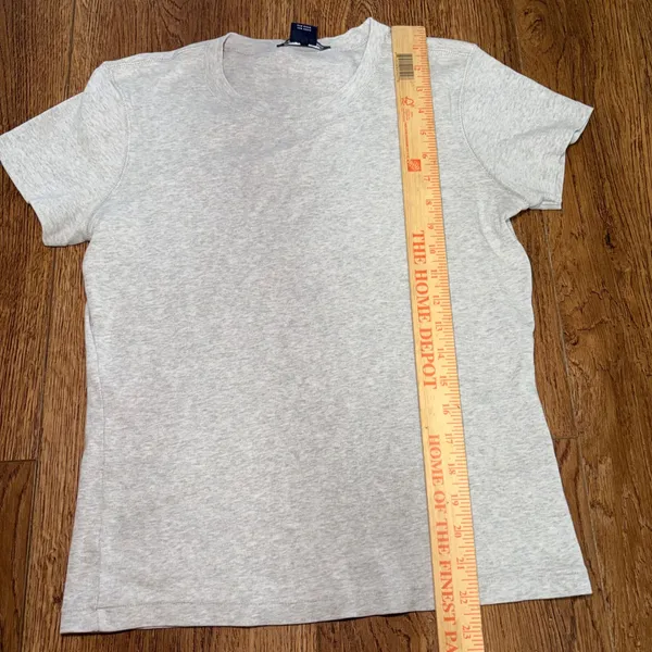 Y2K Ralph‎ Lauren Sport Womens Gray Heather 100% Cotton Crew Neck T-Shirt Size L - Image 4
