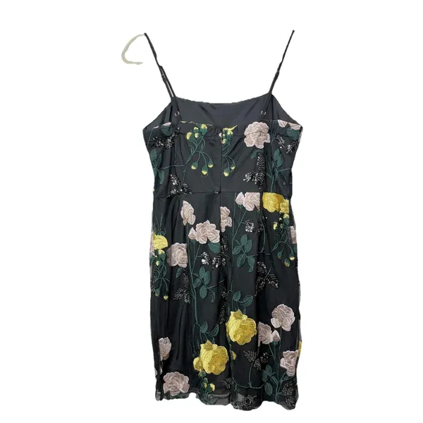 NWT Lulus Rue Colorful Floral Embroidered Sequin Bodycon Mini‎ Dress LARGE - Image 7