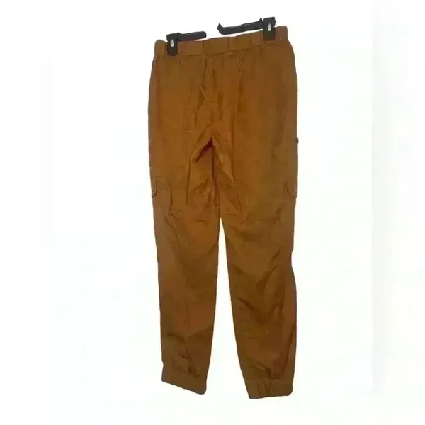 Banana Republic Tencel Cargo Jogger Pant Deep Camel XS Comfy Soft‎ Relaxed - Image 7