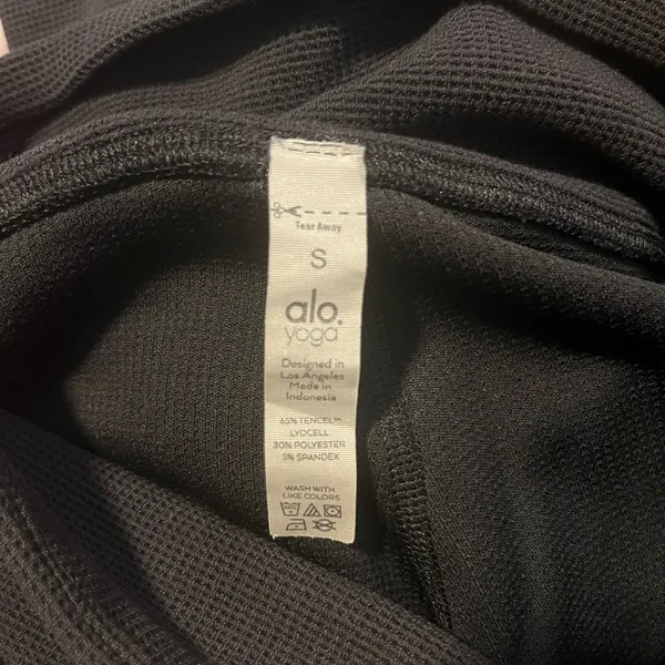 Alo High-Waist Micro Waffle Low Key Leggings - Image 4