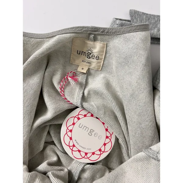 Umgee Grey Overall Shorts Romper Size Small Pockets - Image 3