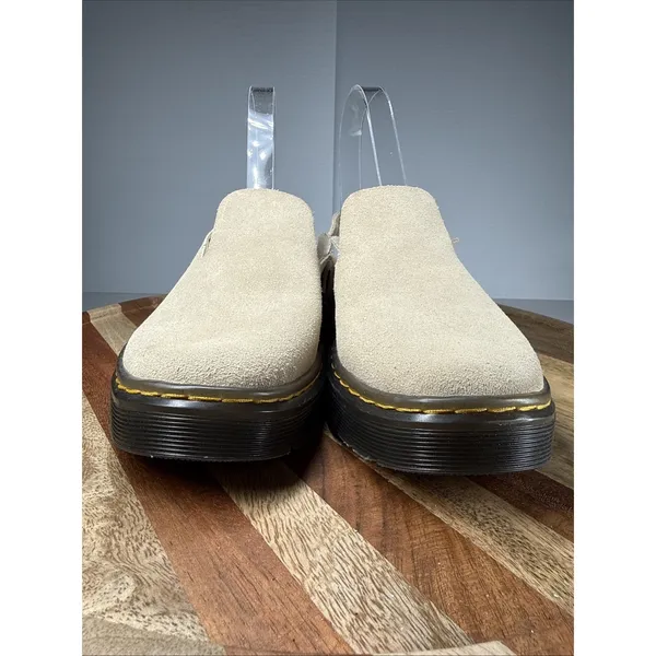 Dr. Martens Carlson Suede Slingback Clogs Mules Women's US 5 UK 3 Warm Sand - Image 7