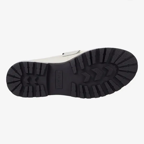 Steve Madden Lotto Lug Sole White Loafers - Image 3