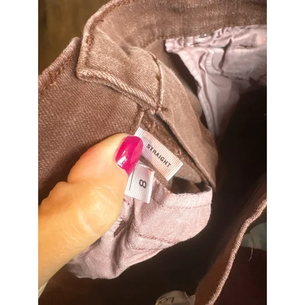Loft rust colored Straight leg jeans - Image 3