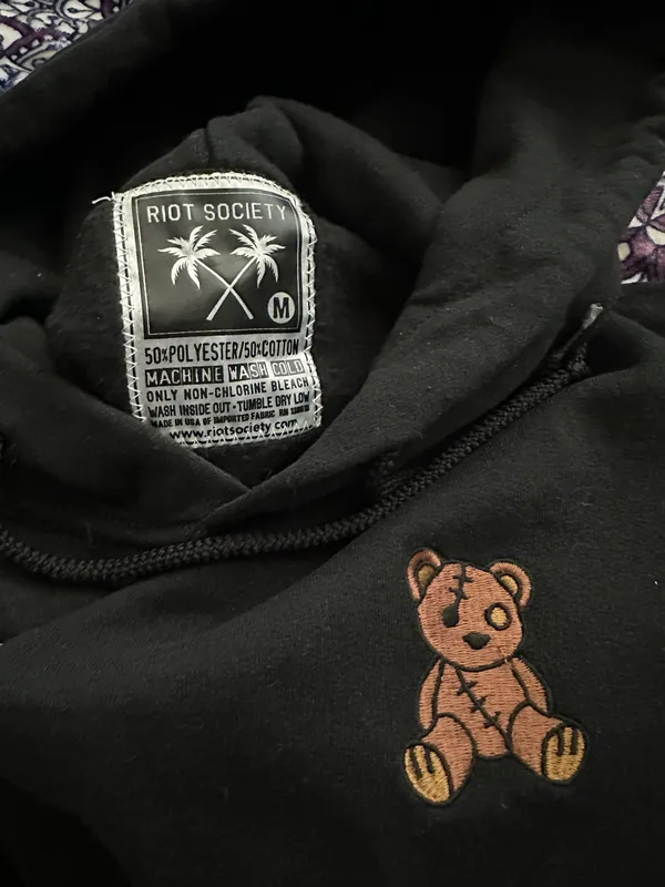 Tilly’s Riot Society Embroidered Hoodie - Image 2