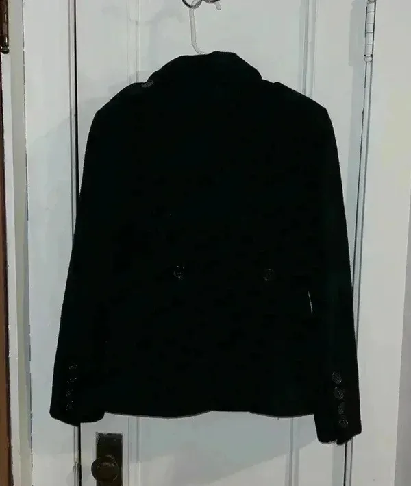 Voice Pea Coat Black Size L - Image 2