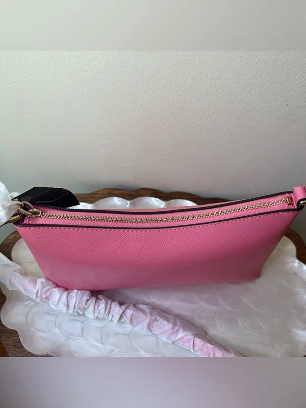 Kate Spade Sadie Small‎ Crossbody Blossom Pink Saffiano Leather NWT - Image 15