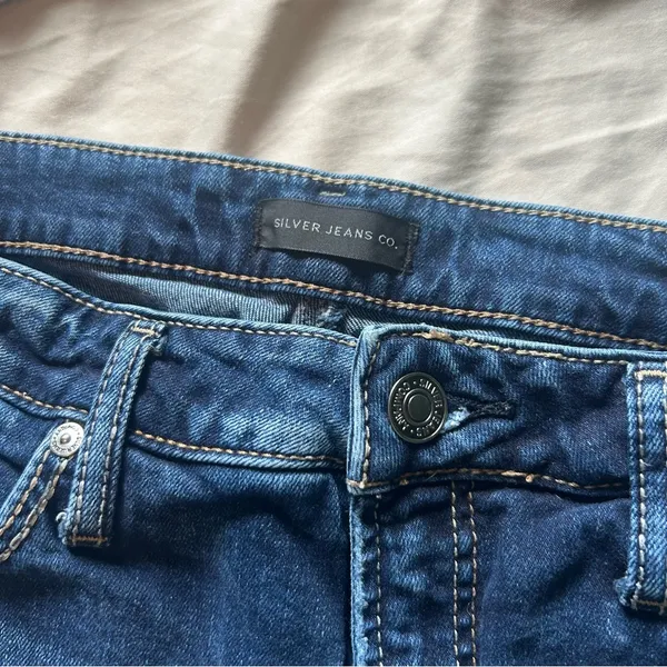 Silver Jeans Co. Women's Boyfriend Mid Rise Slim Leg Jean - Image 4
