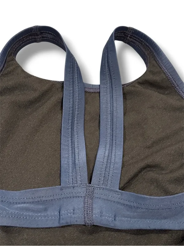 Nike Women’s Navy Blue Performance One-Piece Swimsuit - Size 32/6 - Image 5