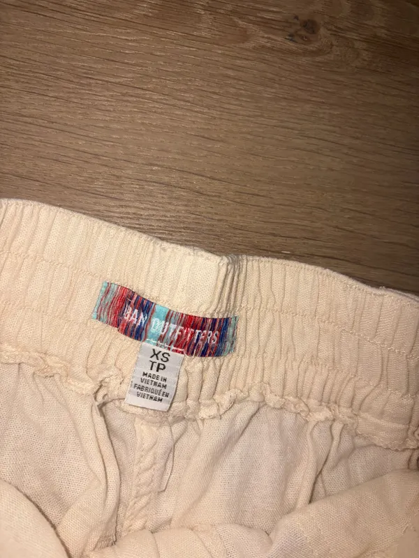 urban outfitters cargo linen pants xs - Image 3