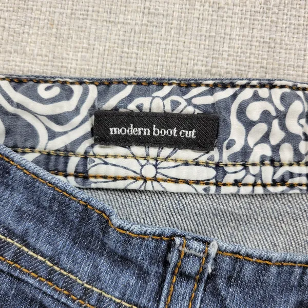 ANA A New Approach Womens Jeans Size 8 Blue Modern Bootcut Medium Wash Denim - Image 4
