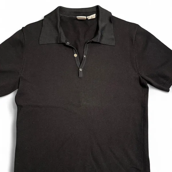 Mens Casual Polo ✦ Open To All Offers ✦ Bundle Measurements: Used Excellent Condition Mens Armani Exchange Black Classic Spring Durable Stretchy Fit Size Small ——— TAGS ——— #ArmaniExchange #Casual #Polo #Y2K #BusinessCasual - Image 2