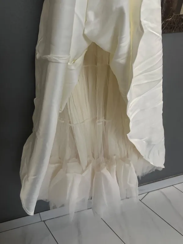 House of Cb Mademoiselle White Tulle Midi Dress - Image 6