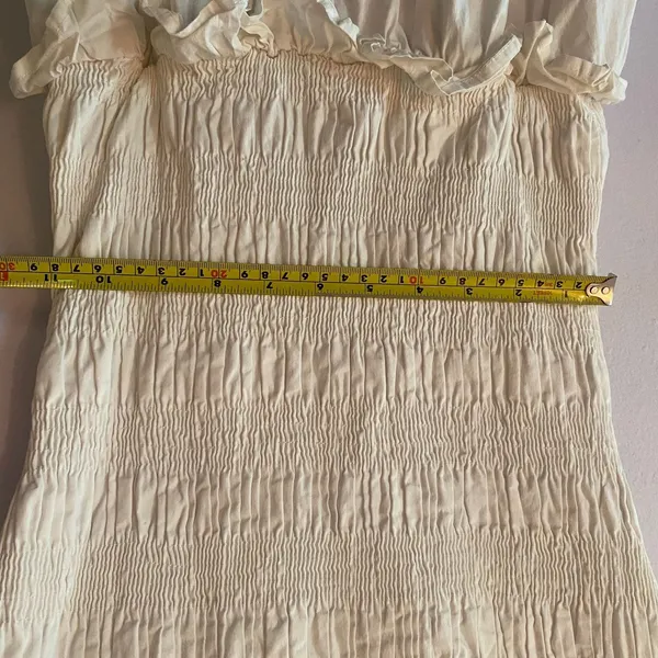 Peppermayo White Vienna Anna Smocked Sleeveless Maxi Dress Cotton Blend Women 4 - Image 8
