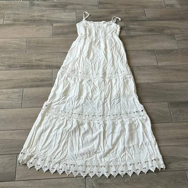 Pink Lily white maxi dress - Image 5