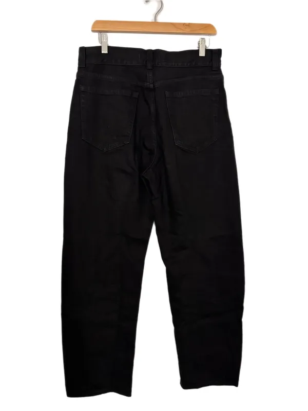 Madewell The Balloon Jean Size 29 Black Frost High Rise Barrel Leg Cotton NWOT - Image 9