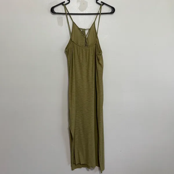 Michelle By Comune Earville Lace Up Olive Maxi Dress NWT M - Image 2
