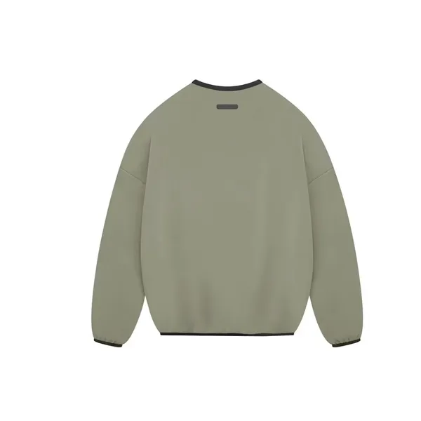adidas‎ Fear of God Athletics Crewneck XXS Clay Suede Fleece Oversized Pullover - Image 2