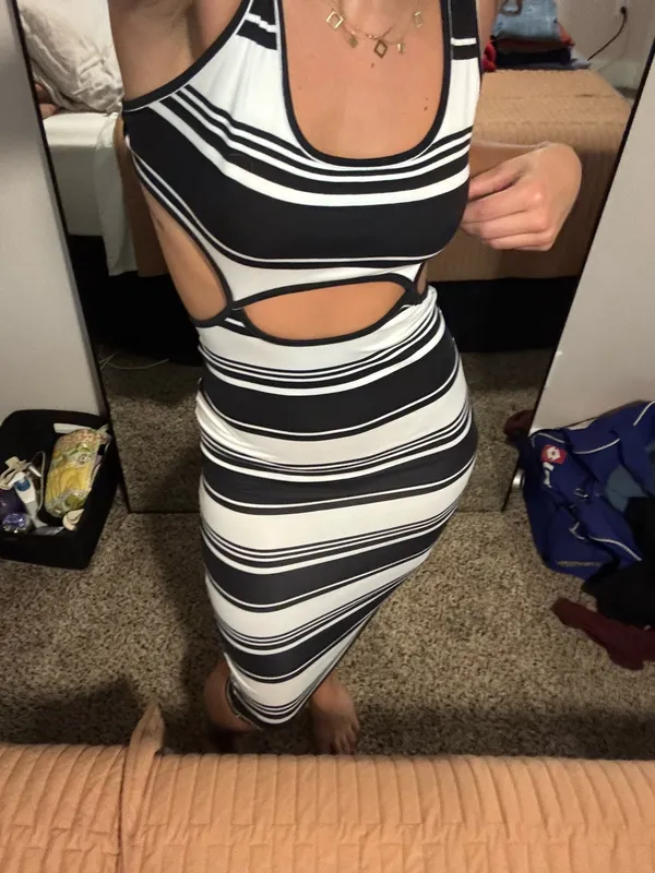 Striped Dress Forever 21 - Image 3